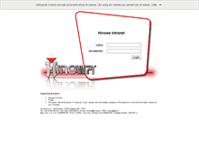 Tablet Screenshot of intranet.hinowa.com